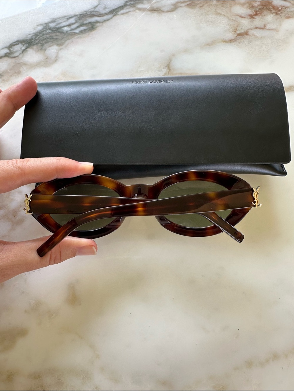 Saint Laurent 52mm oval sunglasses - Picture 4 of 15